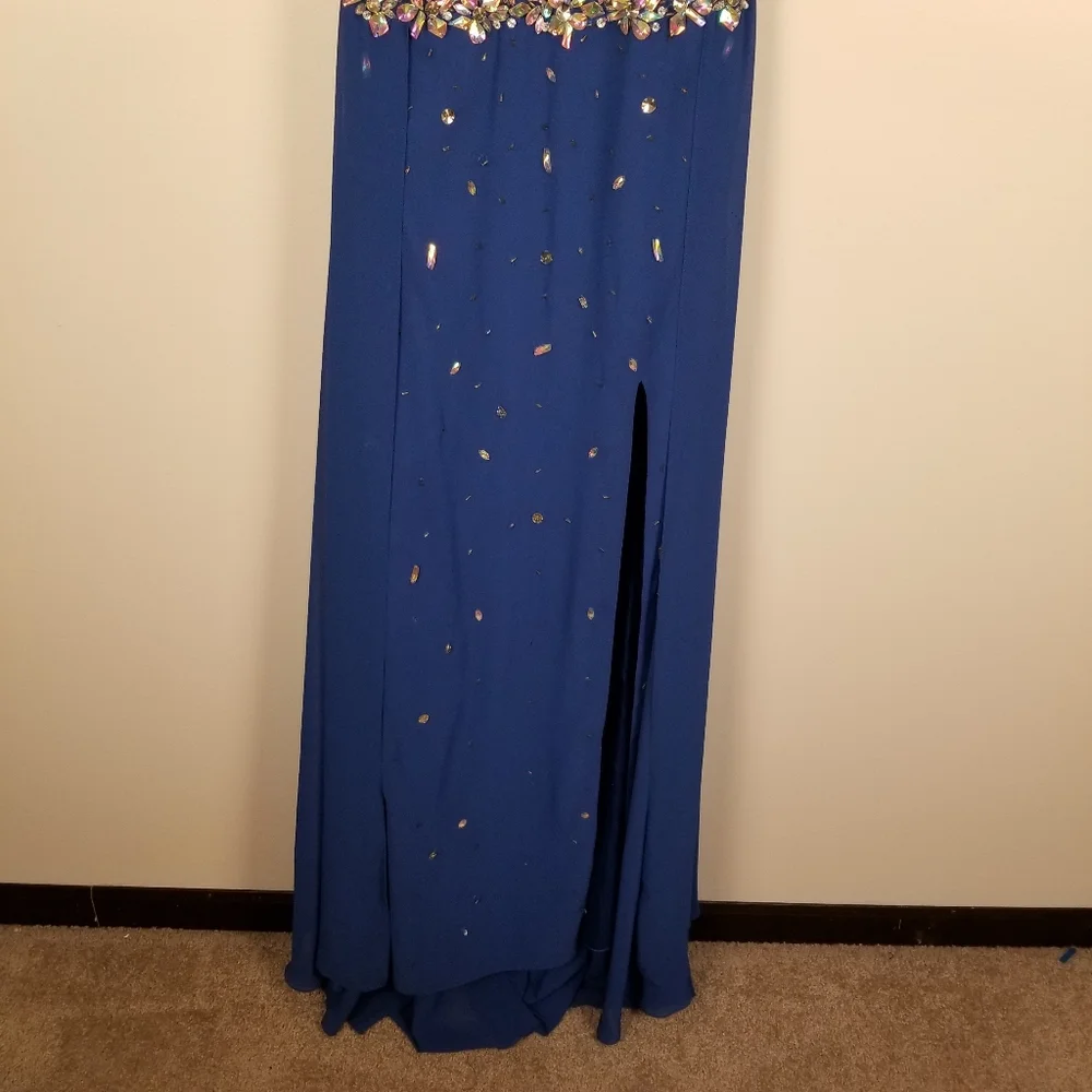 NWT Envious Formal Strapless Prom Dress Sz 16 C2 - Picture 3 of 7